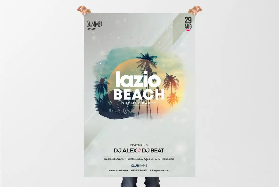 Summer Beach PSD Flyer 2