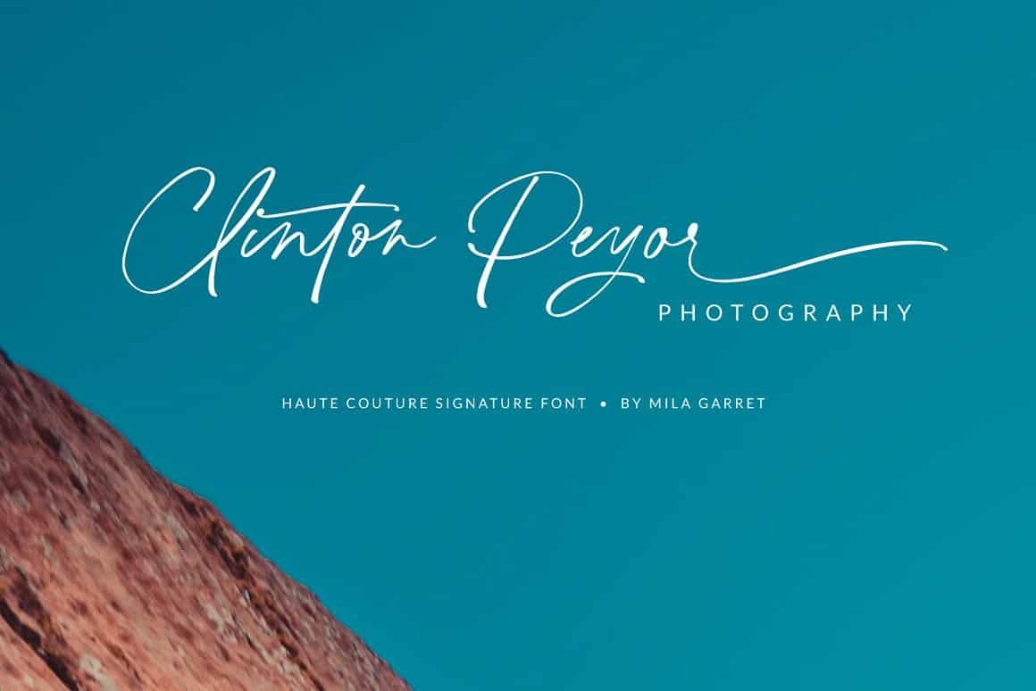 2 Haute Couture Handwritten Script Font