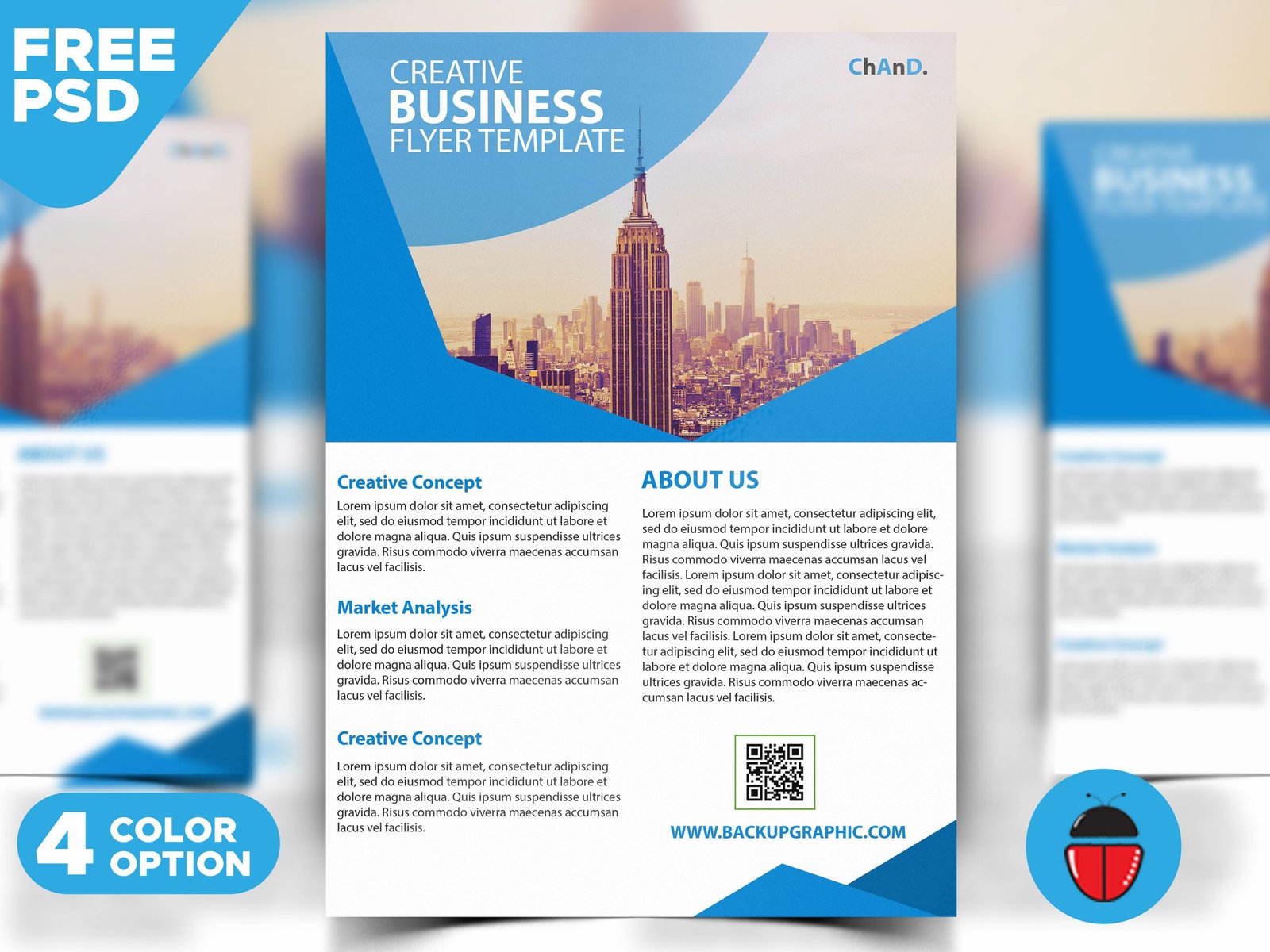 Creative Business Flyer PSD Template