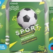 Sports Event Flyer Design Template PSD