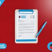 Free A4 Size Clipboard Mockup PSD for Official Documents