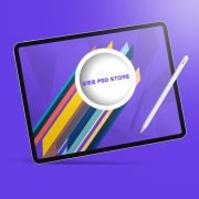 Free Apple iPad Pro 2022 Mockup PSD
