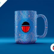 3D Coffee Mug Mockup PSD Template