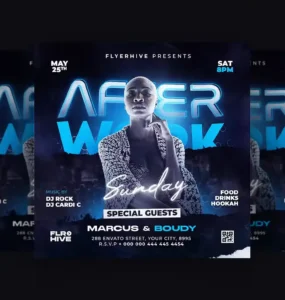 After Week Party Flyer Template