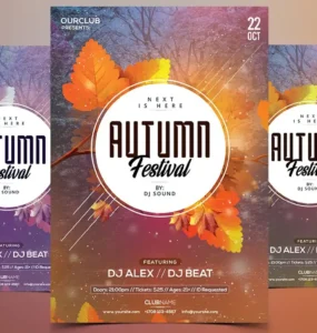 Autumn Festival Flyer Template