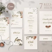 Botanical Wedding Cards