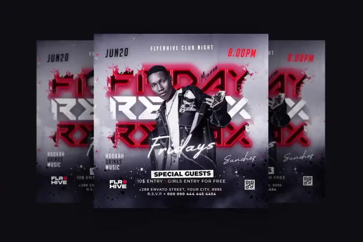 Club Party Flyer Templates