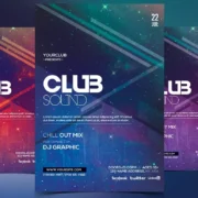 Club Sound Flyer PSD