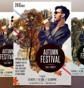 Falls Festival Flyer Template