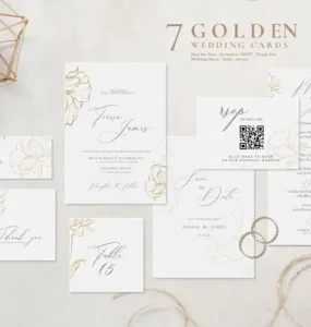 Golden Wedding Cards