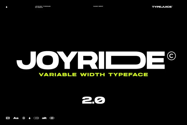 Joyride Extended Font