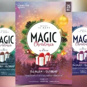 Magic Christmas Flyer Template