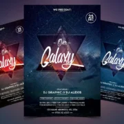 Over Galaxy Event Flyer