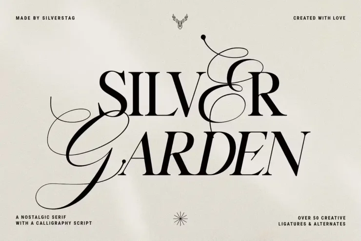 Silver Garden Font Free Download