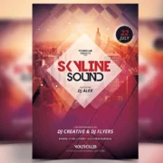 Skyline Sound Flyer Design