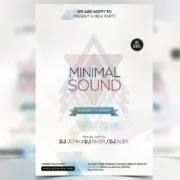 Sound Minimal Flyer Design