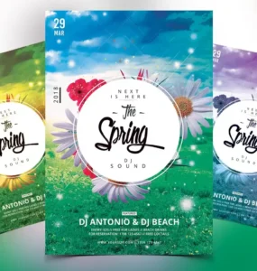 Spring 2024 PSD Flyer Template