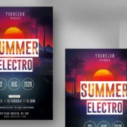 Summer Electro Event Flyer