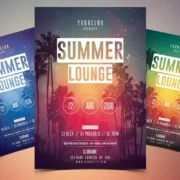 Summer Lounge Flyer PSD
