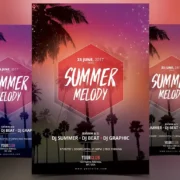 Summer Melody Flyer Template