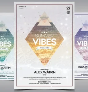 Summer Vibes Flyer Template