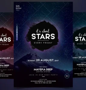 The Stars Flyer PSD Template