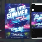 Yacht Summer Party Flyer
