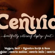 Centrio Typeface Font