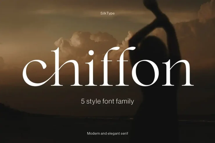Chiffon 5 Font Family