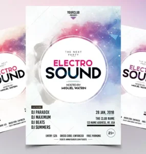 Electro Sound Party Flyer