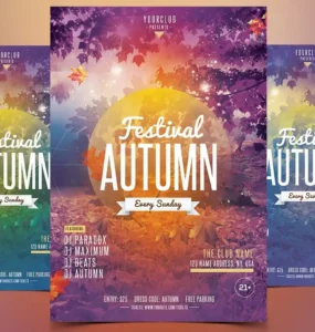 Fall Festival Autumn Flyer