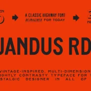 Jandus Road Display Font