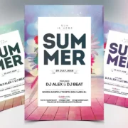Summer Event Flyer Templates