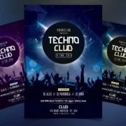 Techno Club Flyer Template