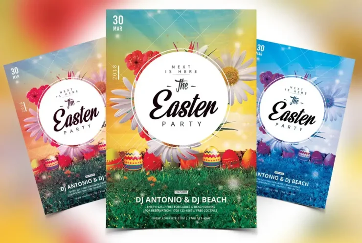 The Easter Party Flyer Template