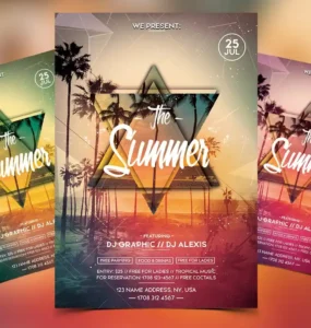 The Summer Party Flyer