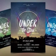Under the Stars Flyer Template