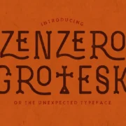Zenzero Grotesk Sans Font