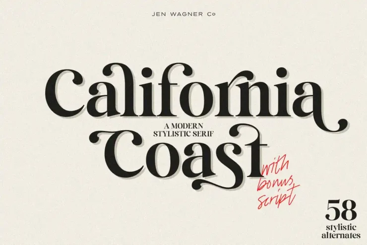 California Coast Modern Serif