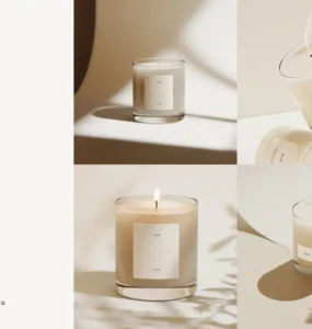 Candle Mockups Label Mockups