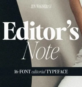 Editors Note Font Free