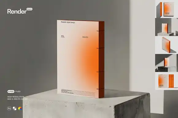 Book Mockup Set