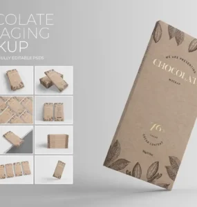 Chocolate Packaging Mockup