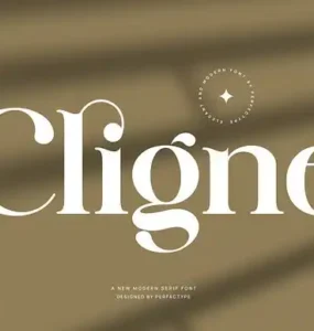 Cligne Elegant Font