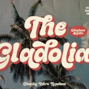 Gladolia Chunky Groovy Font