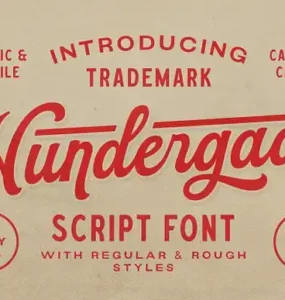 Hundergad Script Font