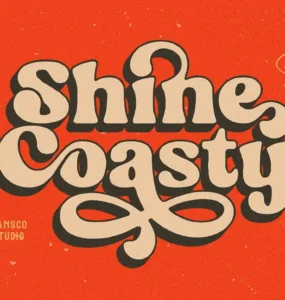 Shine Coasty Retro Serif Font