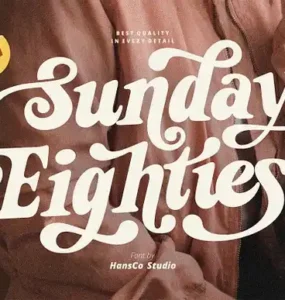 Sunday Eighties Font