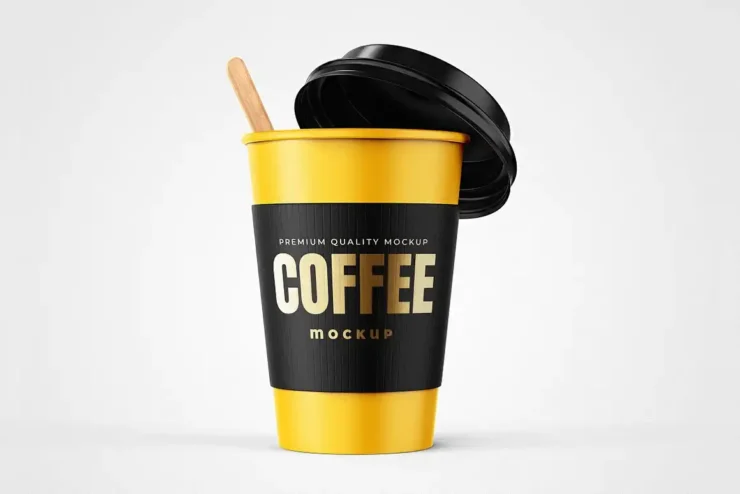 Take Away Coffee Cup Mockup