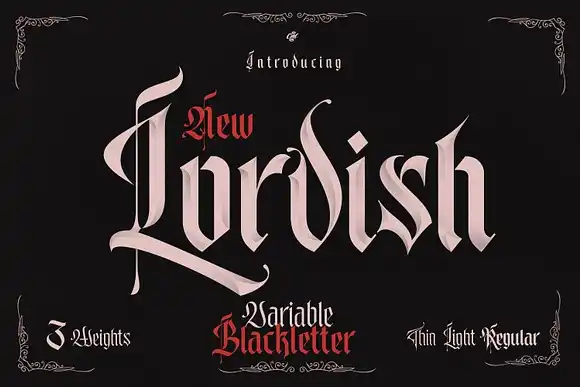 Lordish Blackletter Font